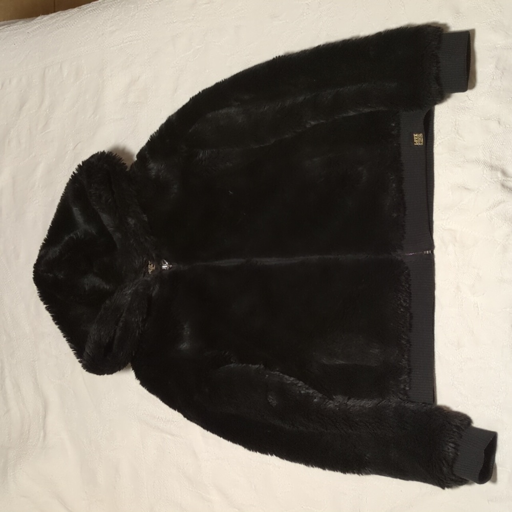 Victoria's Secret Pink Limited Edited fur hoodie